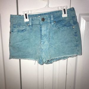 Suede shorts
